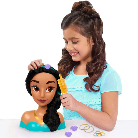 Image of Little Bumper Kids Toys 14pc Princess Jasmine Styling Head