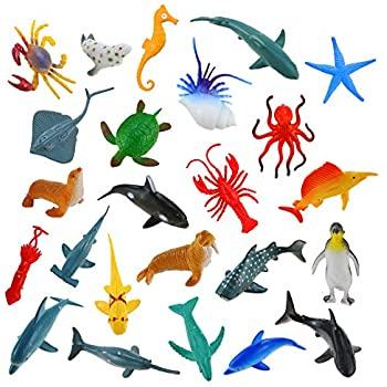 Image of Little Bumper Kids Toys 24 Pack Mini Sea Animal Toy Figures