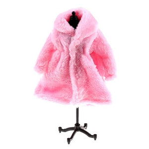 Little Bumper Kids Toys 4 / United States Fur Coat Mini Clothes For Barbie Dolls