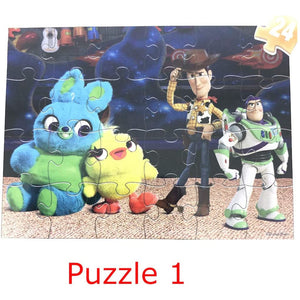Little Bumper Kids Toys 5-Pack "Toy Story 4" Wooden Puzzles