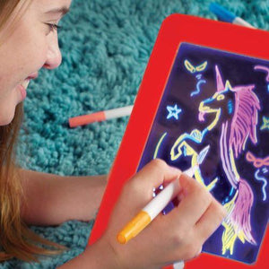 Little Bumper Kids Toys Deluxe LED Drawing Magic Pad