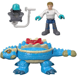 Little Bumper Kids Toys Jurassic World-Ankylosaurus Dinosaur by Fisher-Price Imaginext