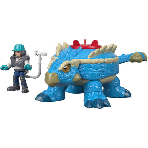 Image of Little Bumper Kids Toys Jurassic World-Ankylosaurus Dinosaur by Fisher-Price Imaginext
