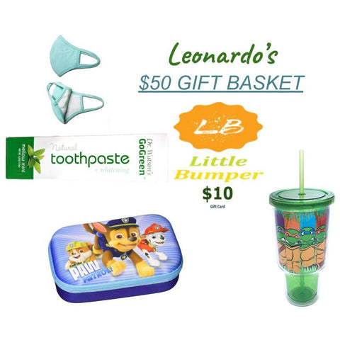Image of Little Bumper Kids Toys LEONARDO'S $50 GIFT BASKET