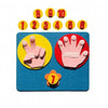 Little Bumper Kids Toys United States / as picture show Handmade Felt Finger Numbers Math Toy