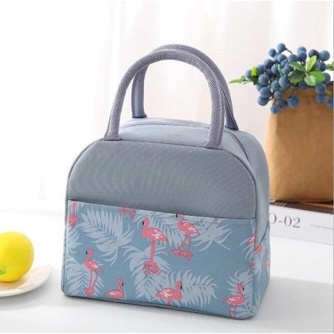 Image of Little Bumper Kitchen Dining Blue 01 Printed Portable Cooler Insulated Lunch Box