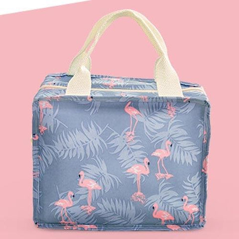 Image of Little Bumper Kitchen Dining Blue 05 Printed Portable Cooler Insulated Lunch Box