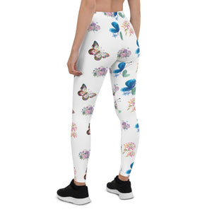Little Bumper Mommies Clothes Floral Butterfly Leggings
