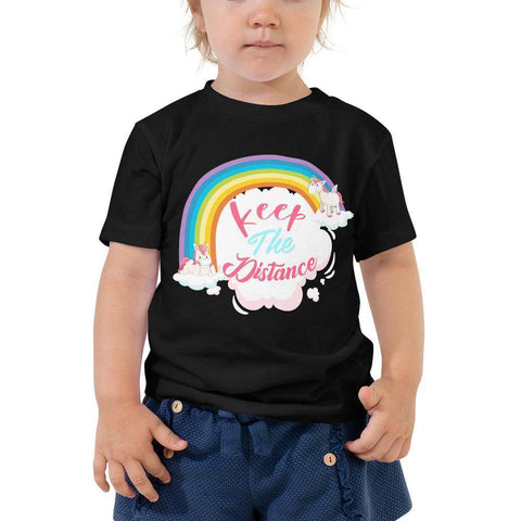 Image of Little Bumper Toddler Tee Black / 2T Keep the Distance Toddler Tee