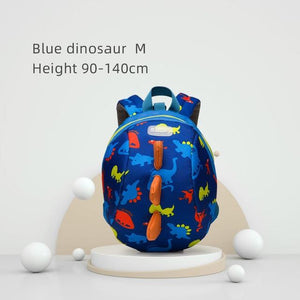 Little Bumper Toddler Tee Blue dinosaur M 3D Cartoon Toddler Backpack