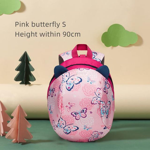 Image of Little Bumper Toddler Tee Pink butterfly S 3D Cartoon Toddler Backpack