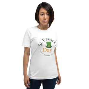 Little Bumper White / S "Get Some Luck" St. Patrick's Short-Sleeve Unisex T-Shirt