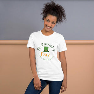 Little Bumper White / S St. Patrick's Day Short-Sleeve Unisex T-Shirt
