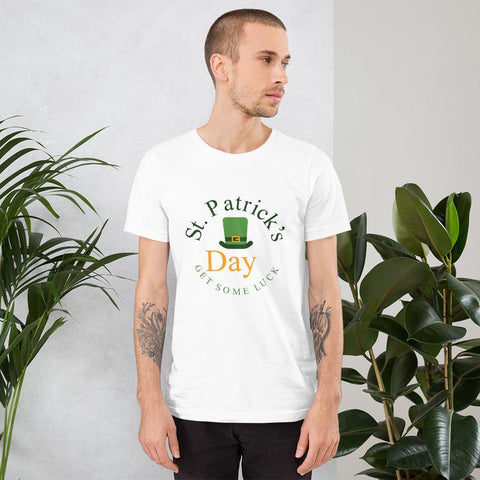 Image of Little Bumper White / S St. Patrick's Dayt Short-Sleeve Unisex T-Shirt