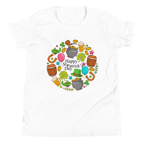 Image of Little Bumper XL Happy St. Patrick's Day Youth Short Sleeve T-Shirt