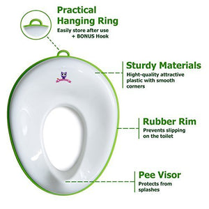 Potty Training Seat with Storage Hook For Boys and Girls