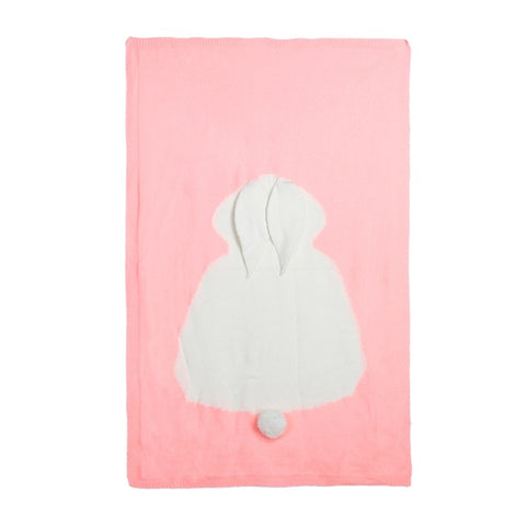 Image of Big Rabbit Ear Newborn Baby Blankets