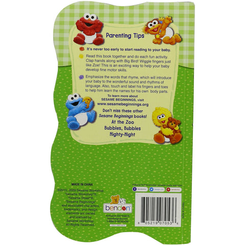 Image of Sesame Beginnings "Eyes & Nose, Fingers & Toes" Book for Kids