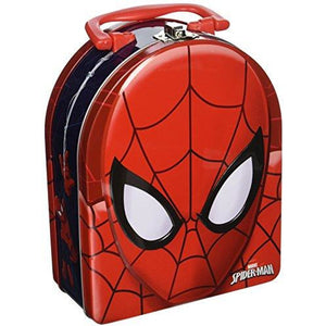 Spider-Man Head Shaped Tin Carry All with Handle