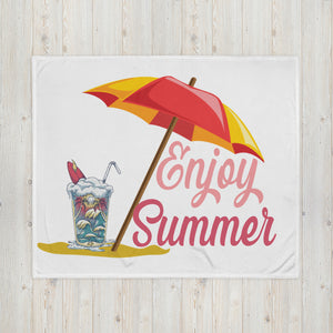 Enjoy Summer 2 Throw Blanket