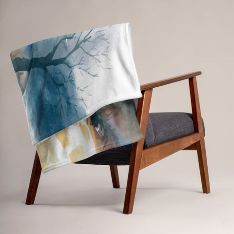 Image of Natural Scenery Throw Blanket