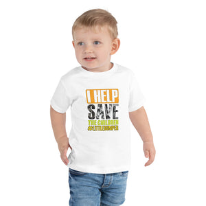 I help Save The Children Toddler Short Sleeve Tee