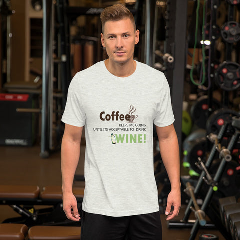 Image of Coffee & Wine Short-Sleeve Unisex T-Shirt
