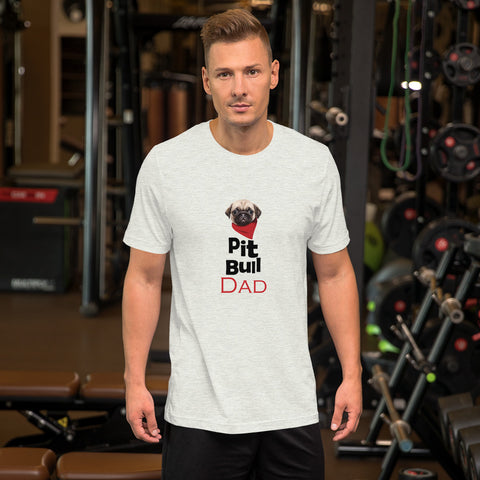 Pit Bull Dad Short-Sleeve Unisex T-Shirt